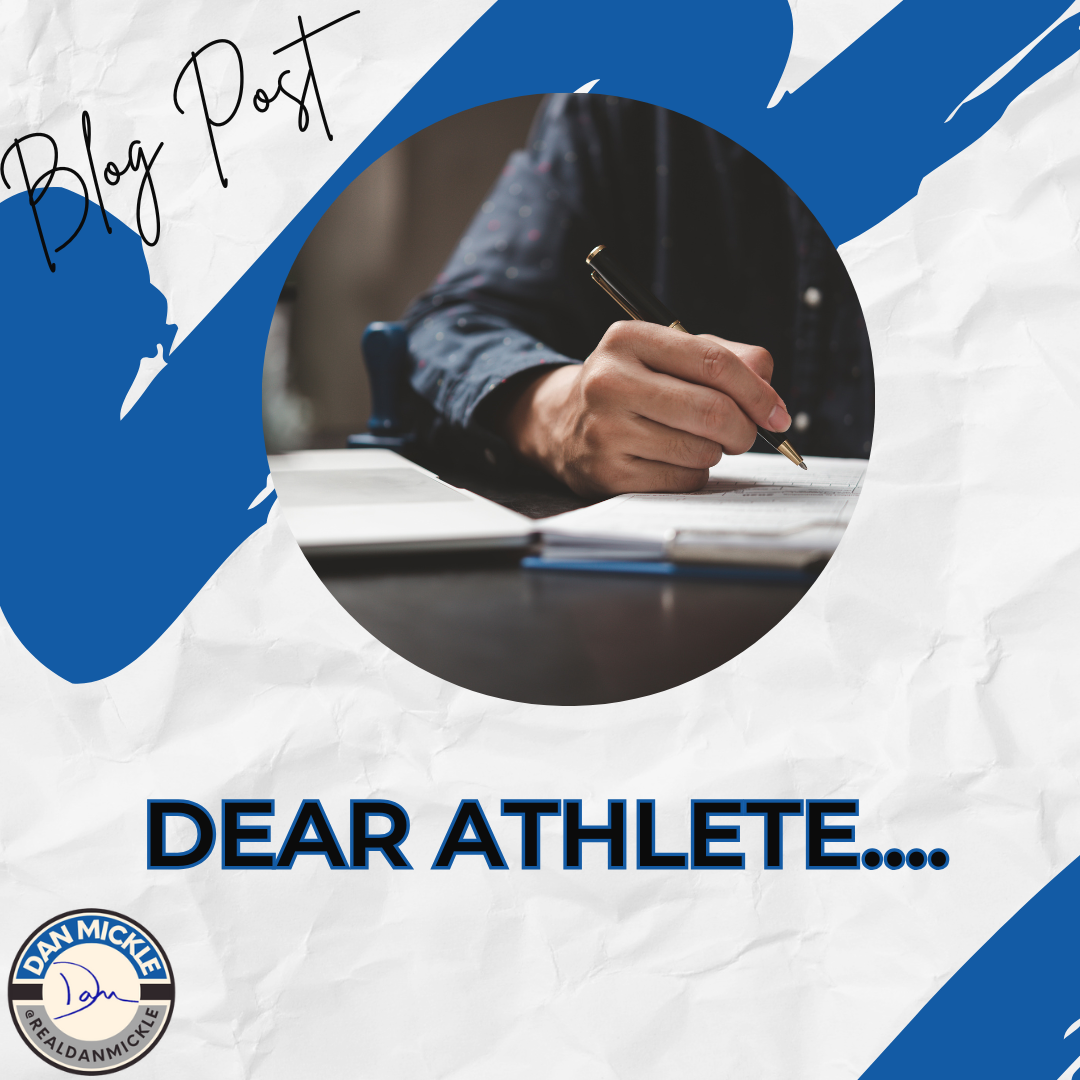 Dear Athlete